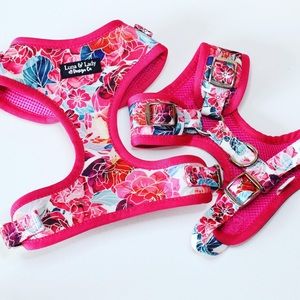 Dog Harness in Aloha Style